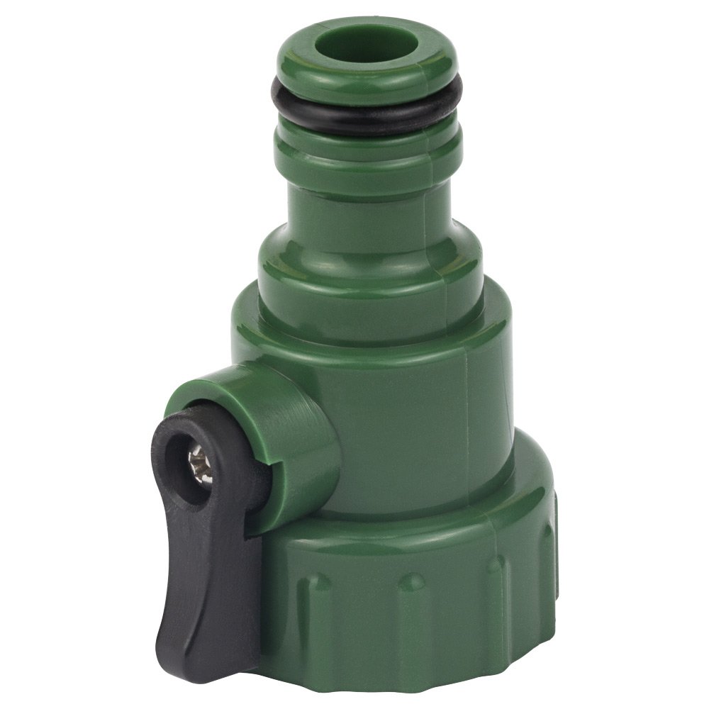 Кран запірний в/р ¾" з адаптером на конектор ½" (ABS) GRAD (5016985) - Зображення 2