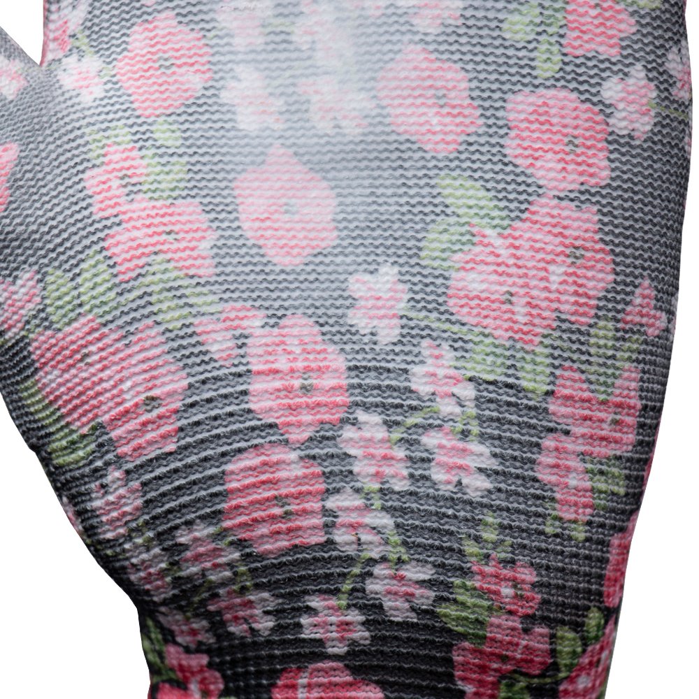 Рукавички трикотажні з частковим ПУ покриттям р7 (чорні, манжет) SIGMA (9446481) - Image 5